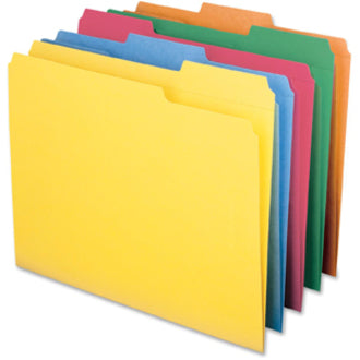 Smead Colored 1/3 Tab Cut Letter Recycled Top Tab File Folder