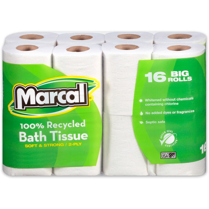 Marcal 100% Recycled Soft/Strong Bath Tissue