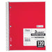 Mead 3-Subject Wire-bound Notebook - Letter-size