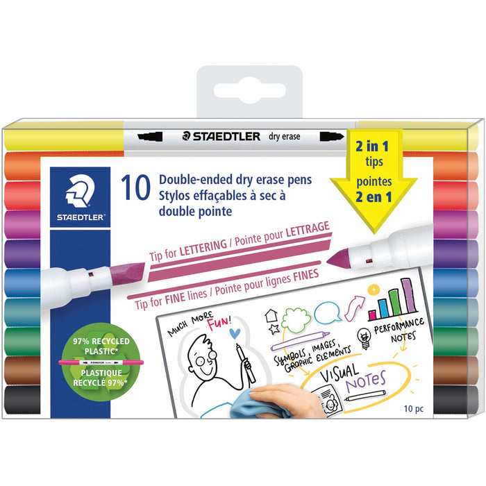 Staedtler Double-ended Dry Erase Pens