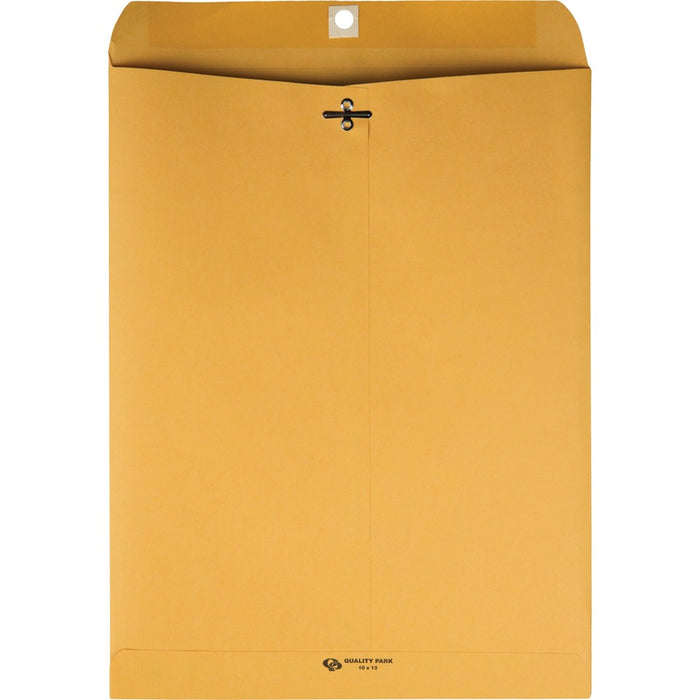 Quality Park 10 x 13 Clasp Envelopes in Dispenser Box