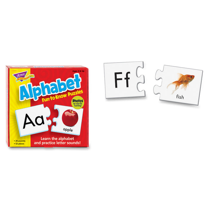Trend Alphabet Fun-to-Know Puzzles