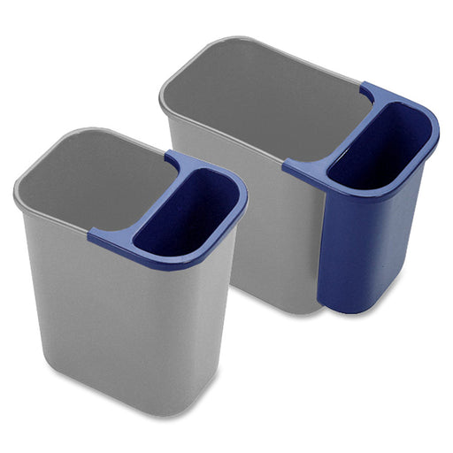 Rubbermaid Commercial Saddlebasket Recycling Side Bin