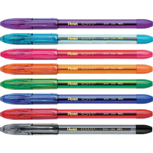 Pentel R.S.V.P. Multi Pack Stick Ballpoint Pens