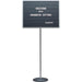 Quartet Single-Pedestal Letter Board