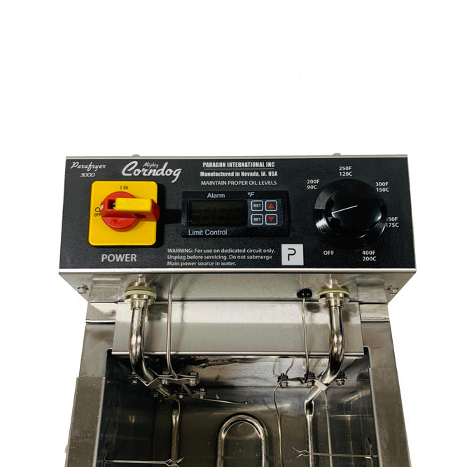 ParaFryer 3000 Mighty Corn Dog Fryer,  3000w 240v Digital