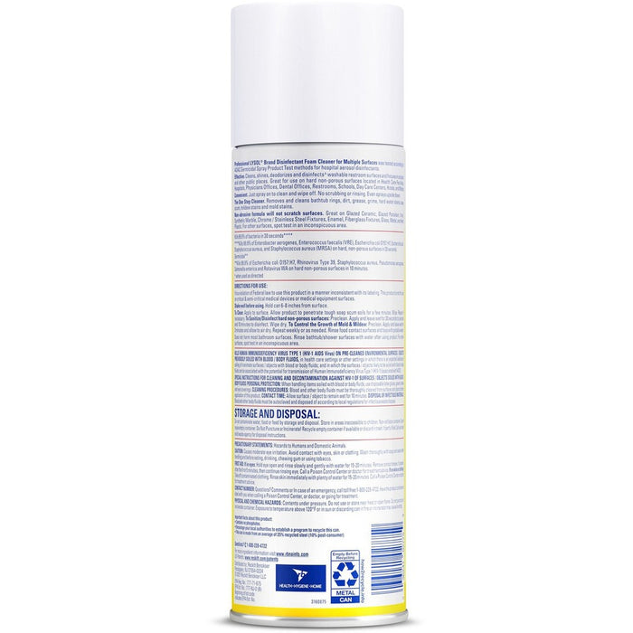 Professional Lysol Disinfectant Foam Cleaner