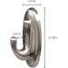 Command Medium Traditional Hook, Brushed Nickel