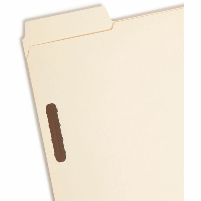 Smead SuperTab 1/3 Tab Cut Letter Recycled Fastener Folder