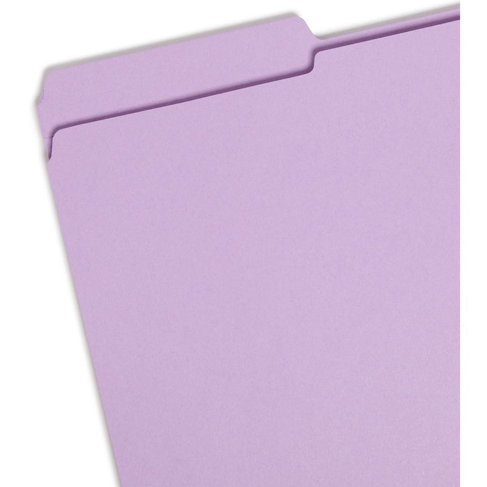 Smead Colored 1/3 Tab Cut Legal Recycled Top Tab File Folder