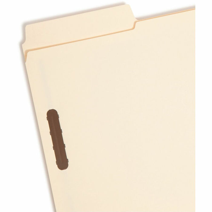 Smead SuperTab 1/3 Tab Cut Legal Recycled Fastener Folder