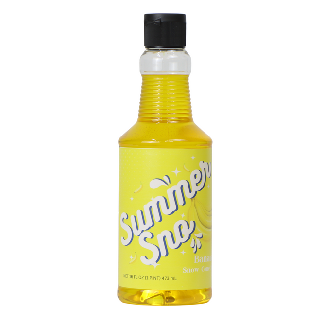 Summer Sno Syrup  (PINT) Banana