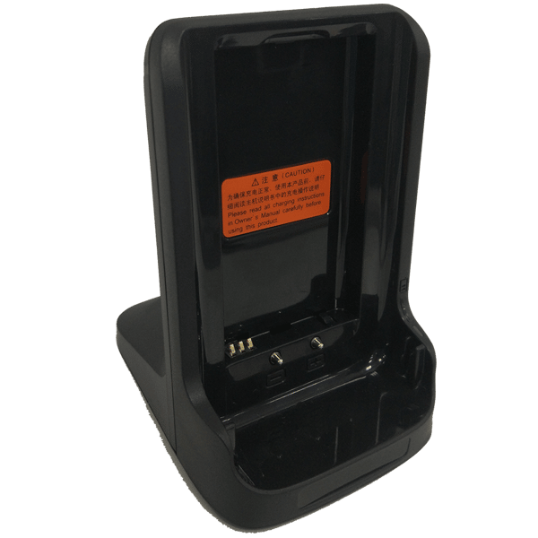 Desktop Charger for PD36Xi, micro USB port, dual pocket design, supporting battery and radio charge simultaneously (used with POA129) without adapter (RoHS)