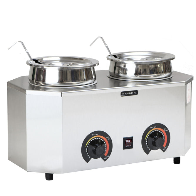 Pro-Deluxe Dual Warmer w/ladles