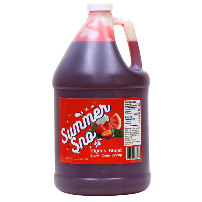 Summer Sno Syrup(GAL)Tigers Blood