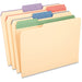 Pendaflex 1/3 Tab Cut Letter Recycled Top Tab File Folder