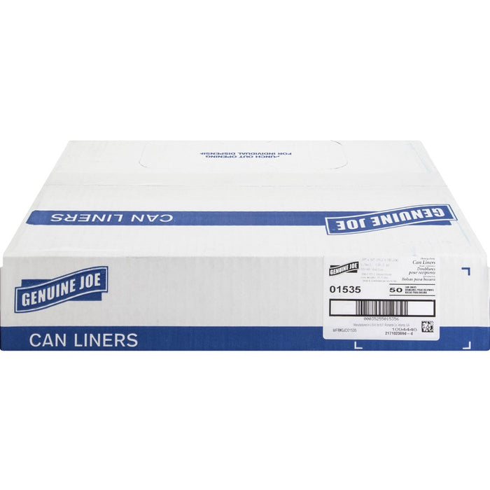 Genuine Joe Heavy-Duty Trash Can Liners