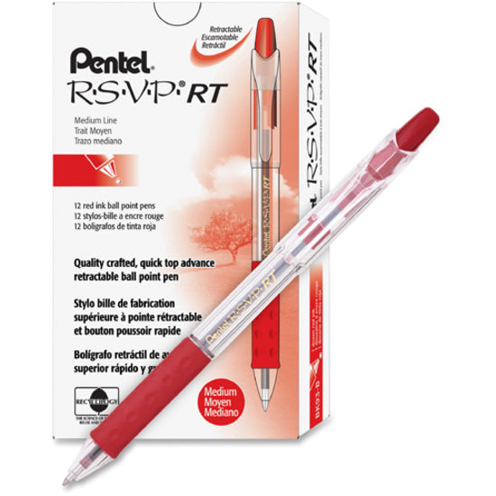 Pentel Recycled Retractable R.S.V.P. Pens