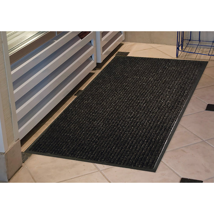 Genuine Joe Ribbed Indoor Wiper Mat