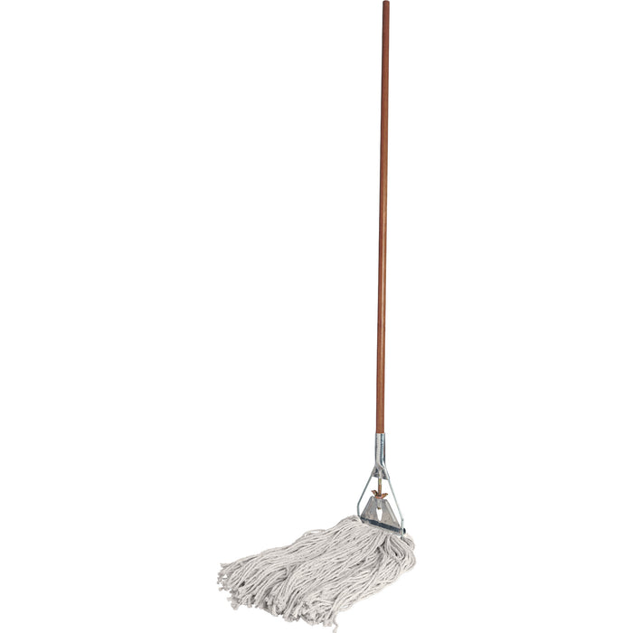 Genuine Joe Wood Handle Complete Wet Mop