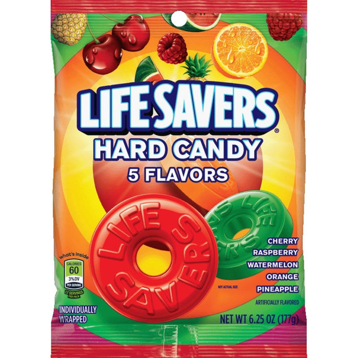 Wrigley LifeSavers 5 Flavors Hard Candies