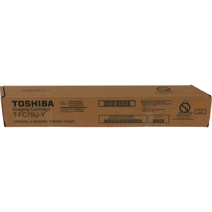 Toshiba Original Standard Yield Laser Toner Cartridge - Yellow - 1 Each