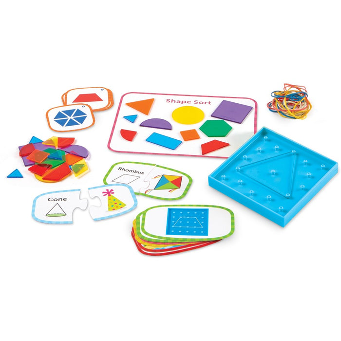 Learning Resources Skill Builders! First Grade Geometry Activity Set