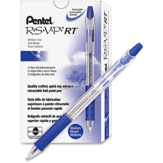 Pentel Recycled Retractable R.S.V.P. Pens