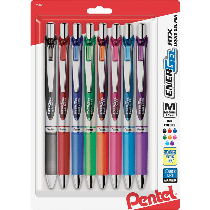 Pentel Liquid Steel Tip Gel Pens