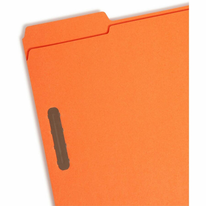 Smead 1/3 Tab Cut Letter Recycled Fastener Folder