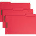 Smead Colored 1/3 Tab Cut Legal Recycled Fastener Folder