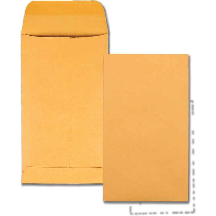 Quality Park No. 5 1/2 Coin and Small Parts Envelopes with Gummed Flap