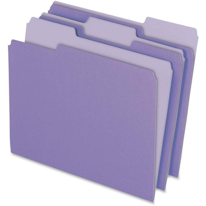 Pendaflex 1/3 Tab Cut Letter Recycled Top Tab File Folder