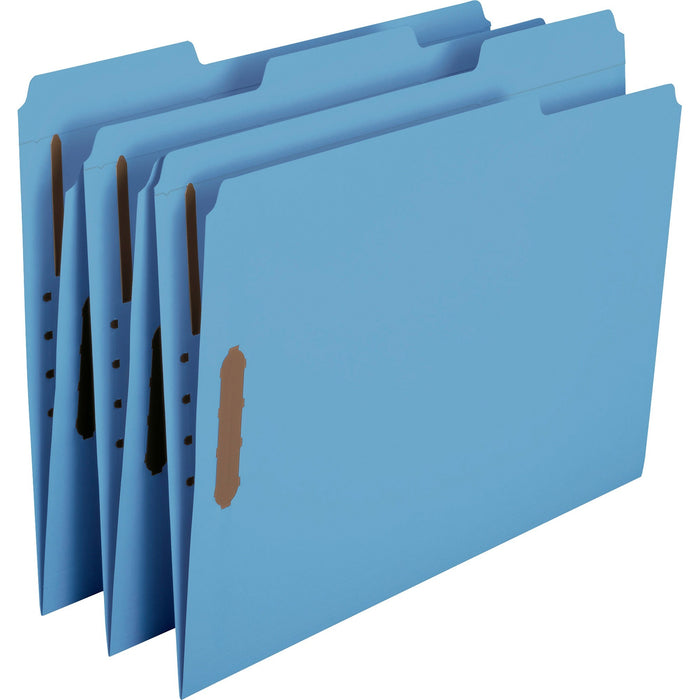 Smead Colored 1/3 Tab Cut Letter Recycled Fastener Folder