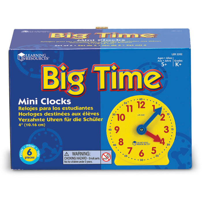 Learning Resources Pre K-4 Learning Clocks Set