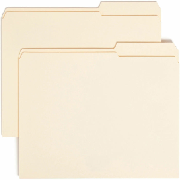 Smead 2/5 Tab Cut Letter Recycled Top Tab File Folder