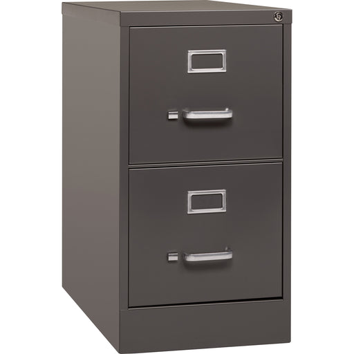 Lorell Fortress Series 26.5'' Letter-size Vertical Files - 2-Drawer