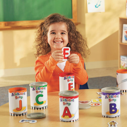 Learning Resources Alphabet Soup Sorters Skill Set