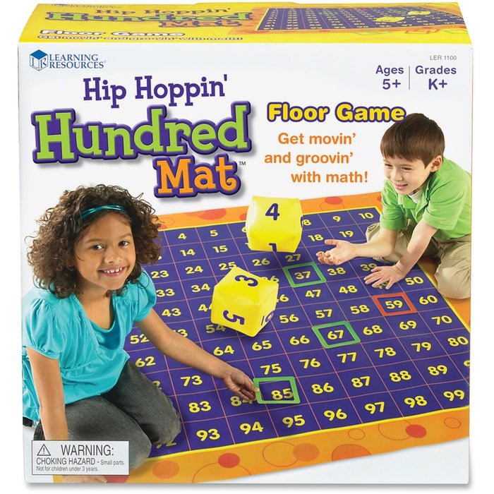 Learning Resources Hip Hoppin' Hundred Mat Floor Game