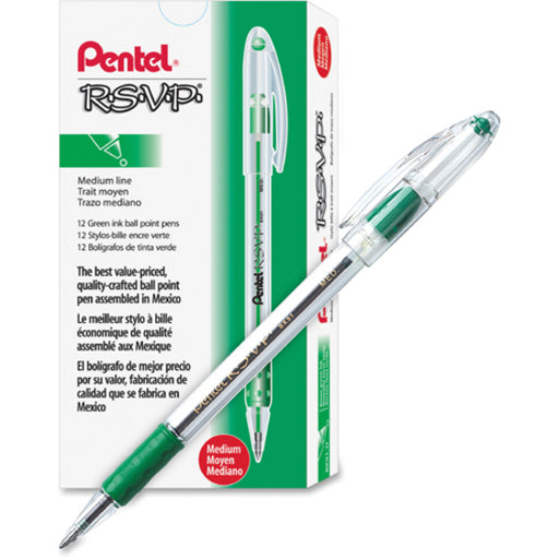 Pentel R.S.V.P. Ballpoint Stick Pens