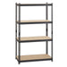 Lorell 2,300 lb Capacity Riveted Steel Shelving