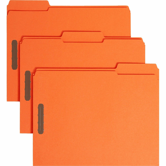 Smead 1/3 Tab Cut Letter Recycled Fastener Folder