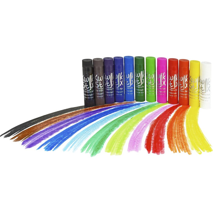 The Pencil Grip Kwik Stix 12-color Solid Tempera Paint
