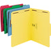 Smead Colored 1/3 Tab Cut Letter Recycled Fastener Folder