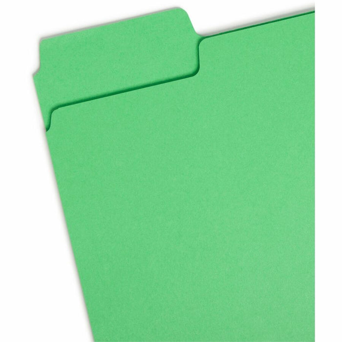 Smead SuperTab File Folders, Letter Size, Reinforced 1/3-Cut Tab, Manila, 100/Box