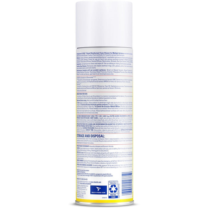 Professional Lysol Disinfectant Foam Cleaner