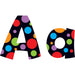 Trend Ready Letter Neon Dots