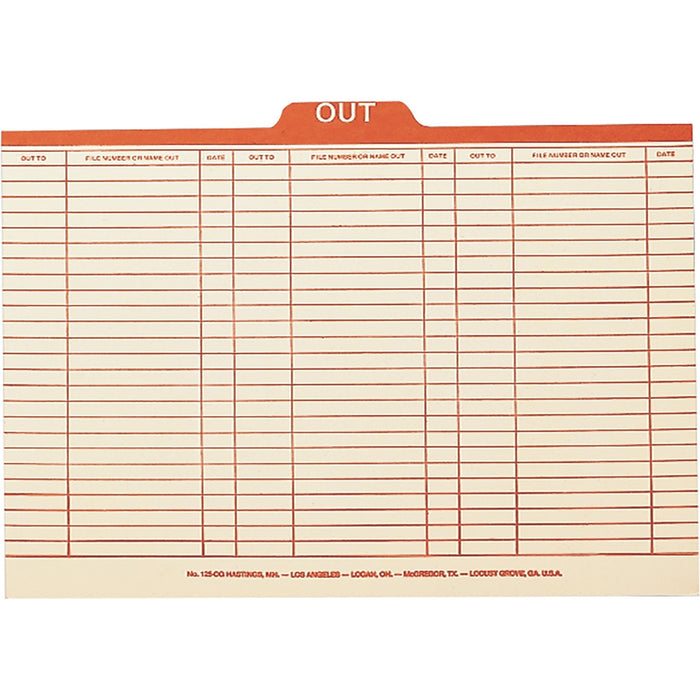 Smead 1/5 Tab Cut Legal Recycled Top Tab File Folder