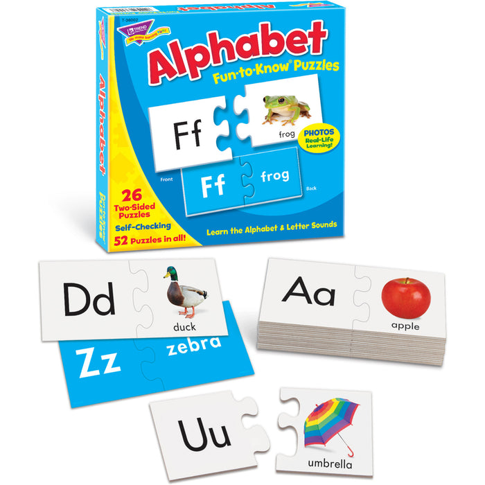 Trend Alphabet Fun-to-Know Puzzles