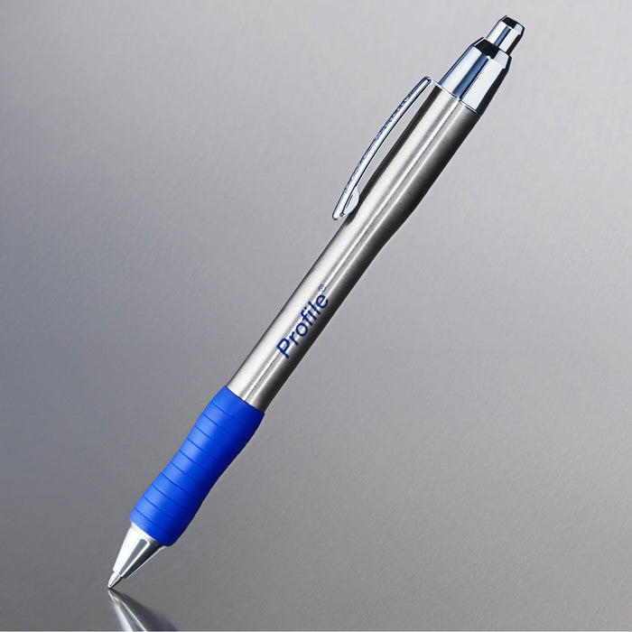 Paper Mate Profile Retractable Ball Point Pens Bold Point Blue 2/pkg